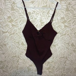 Brown Bodysuit